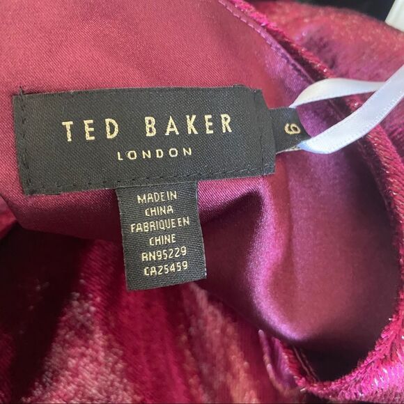 NEW Ted Baker Abinaa one shoulder midi dress XXL - Picture 13 of 16